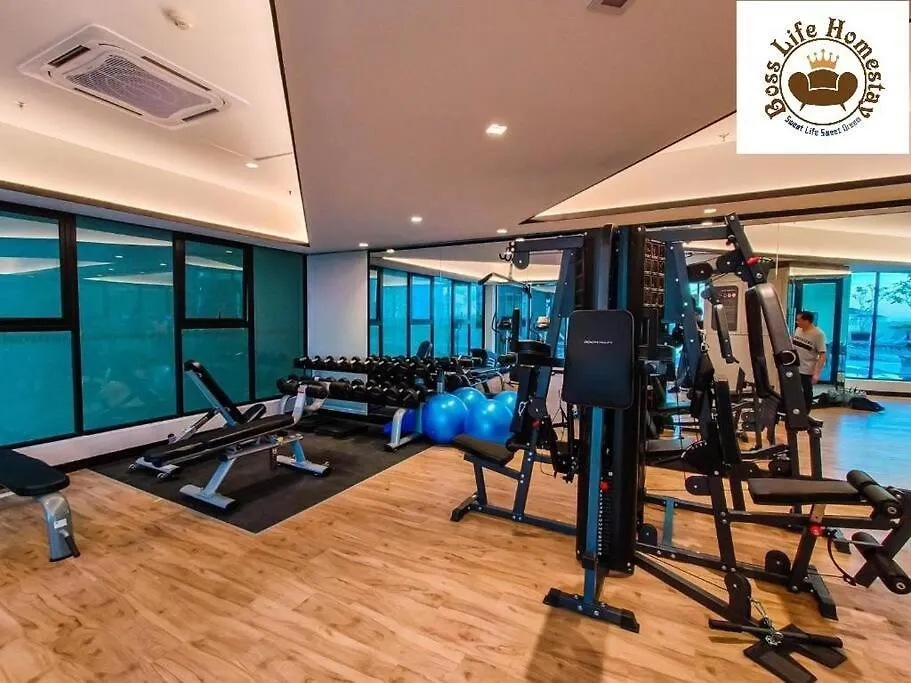 Paradigm Residence/Familysuite/3Bed-12Pax/Linkmall Johor Bahru Daire