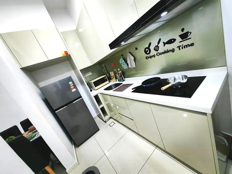 Paradigm Residence/Familysuite/3Bed-12Pax/Linkmall Johor Bahru Malezya